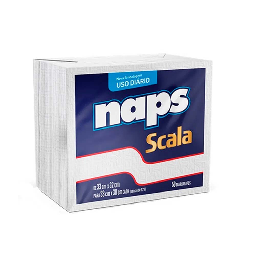 GUARDANAPO NAPS 33CMX32CM C/50 FOLHAS GUARDANAPO NAPS 33CMX32CM C/50 FOLHAS