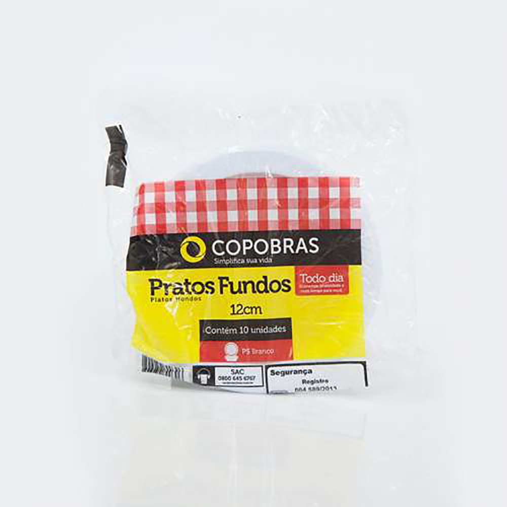 CUMBUCA PLASTICA 12CM PACOTE COM 10 UN - COPOBRAS  CUMBUCA PLASTICA 12CM PACOTE COM 10 UN - COPOBRAS