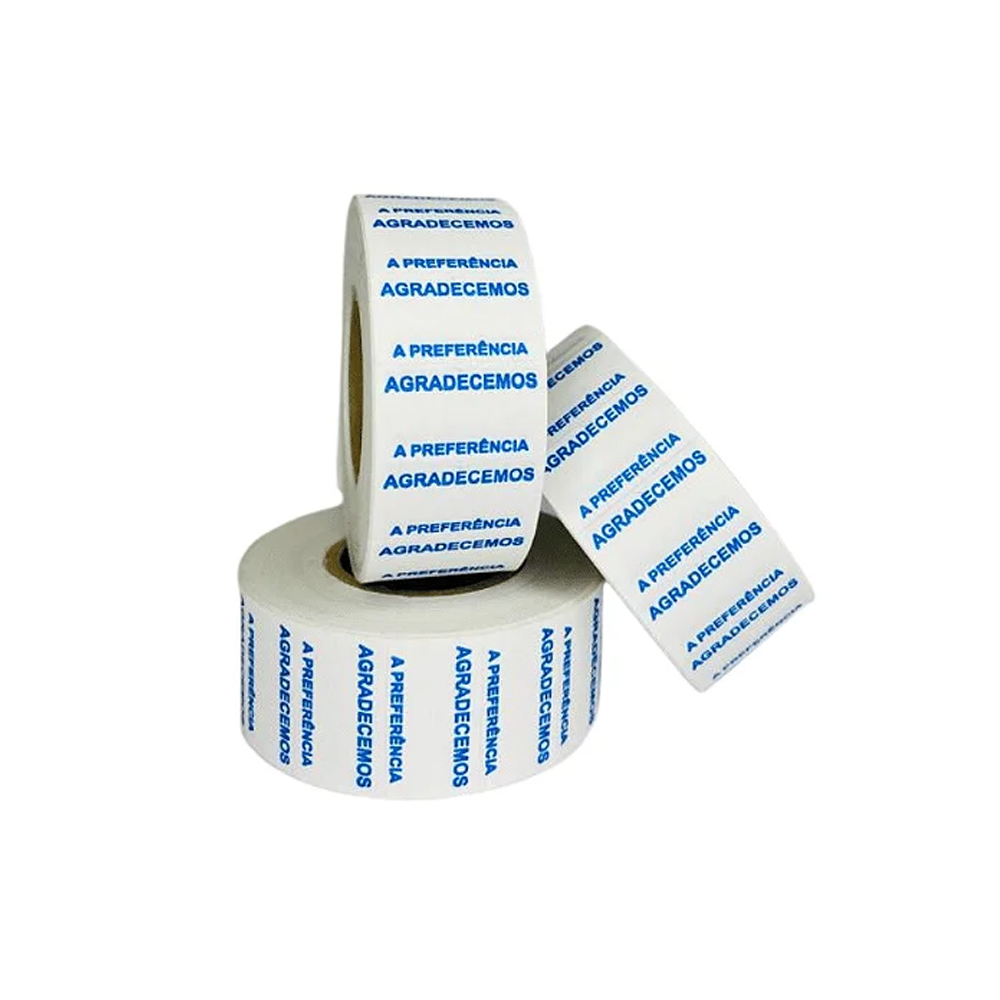 ETIQUETA AGRADECEMOS A PREFERÊNCIA, PARA MÁQUINA MX5500 FITACREL C/10 ROLOS ETIQUETA AGRADECEMOS A PREFERÊNCIA, PARA MÁQUINA MX5500 FITACREL C/10 ROLOS