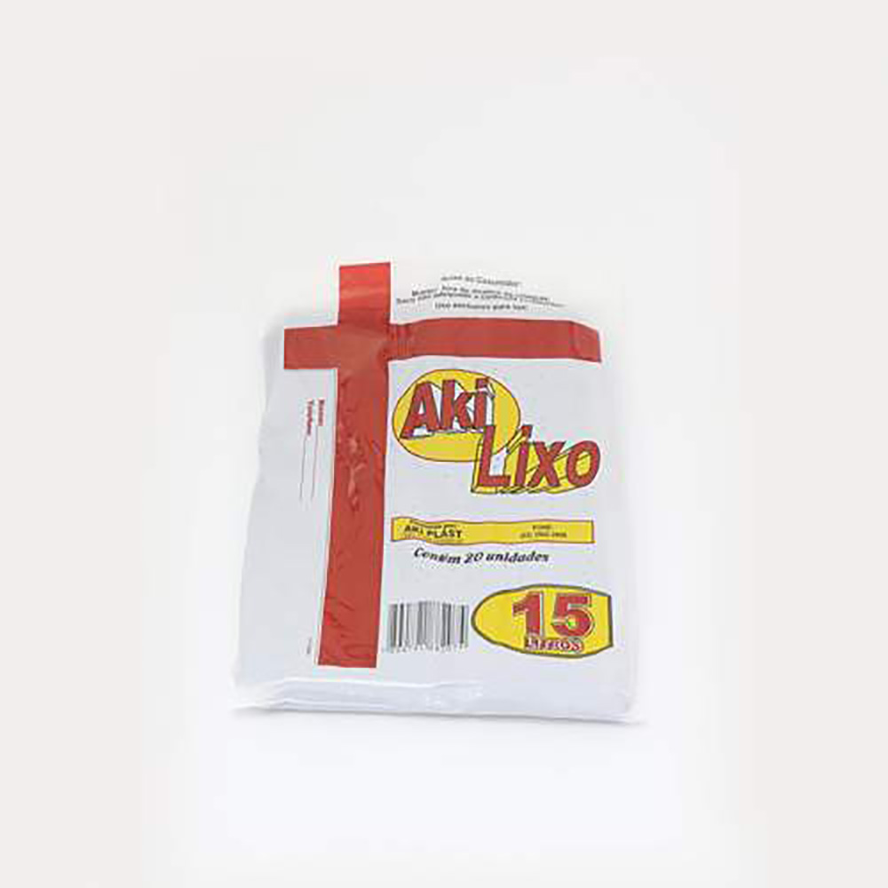 SACO DE LIXO 15LT AKILIXO C/20 UNIDADES SACO DE LIXO 15LT AKILIXO C/20 UNIDADES