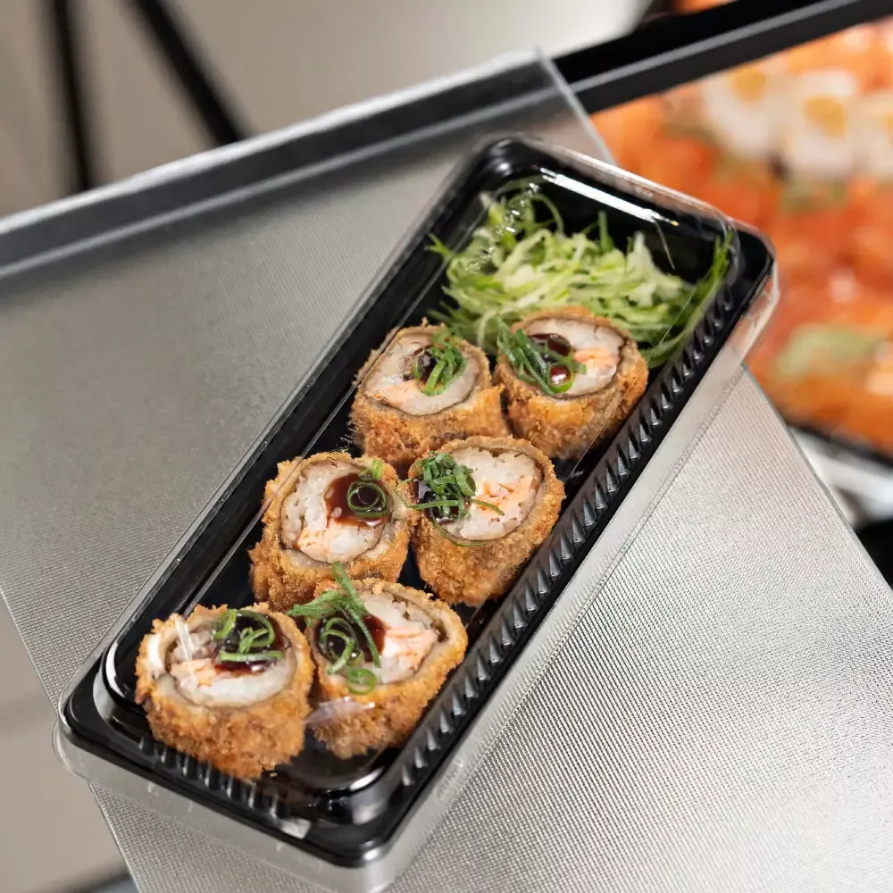PORTA ALIMENTOS GO-905 SUSHI PRETA - GALVANOTEK | Queiroz