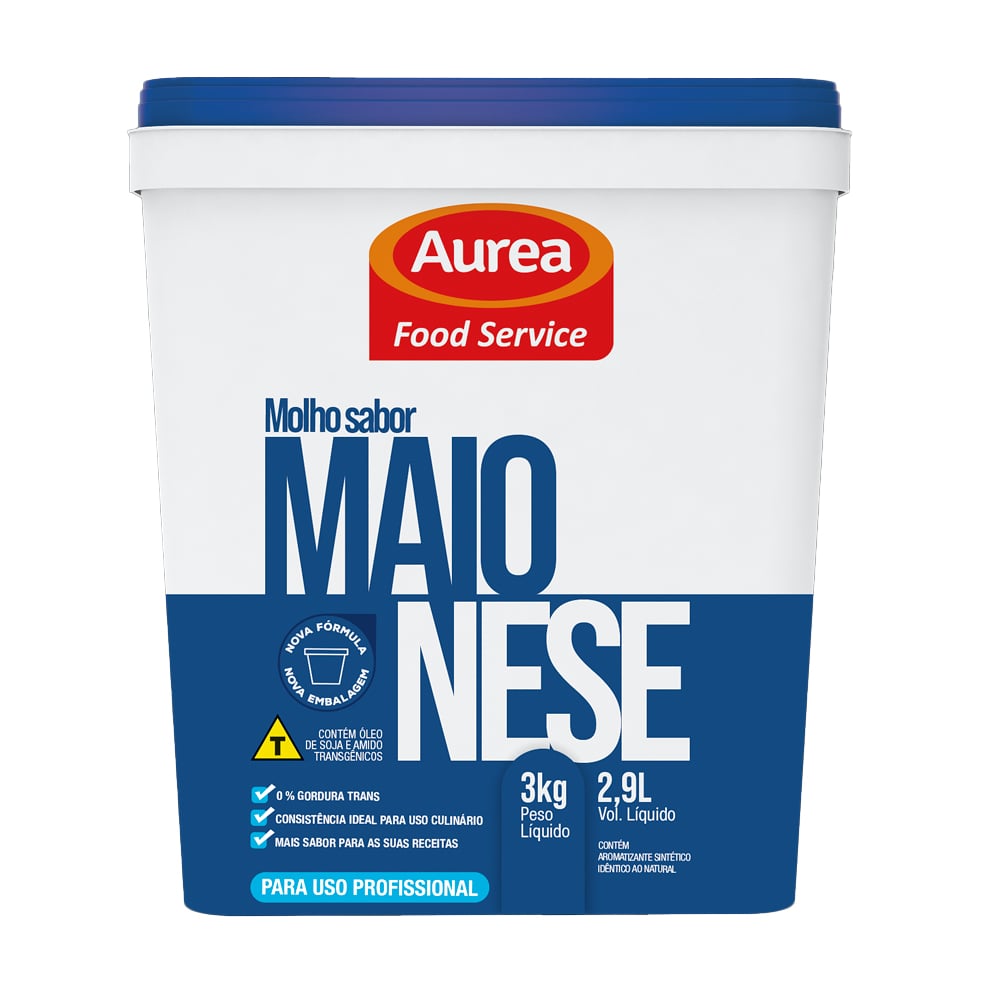 BALDE MAIONESE AUREA 3KG                                                                                                                                                                                 BALDE MAIONESE AUREA 3KG