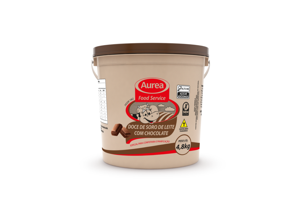DOCE DE LEITE COM CHOCOLATE 4,8KG - AUREA DOCE DE LEITE COM CHOCOLATE 4,8KG - AUREA