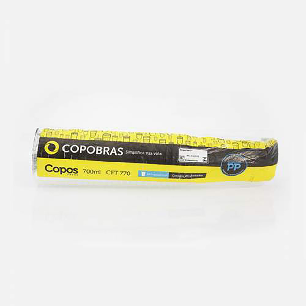 COPO PLASTICO CFT 770ML PACOTE COM 25 UNIDADES - COPOBRAS COPO PLASTICO CFT 770ML PACOTE COM 25 UNIDADES - COPOBRAS