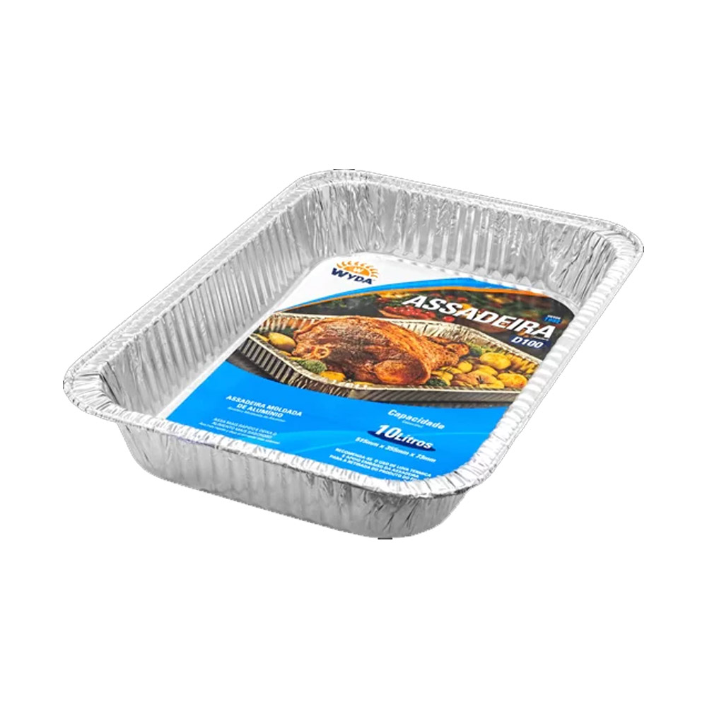 ASSADEIRA RETANGULAR 10LTS D100 - WYDA