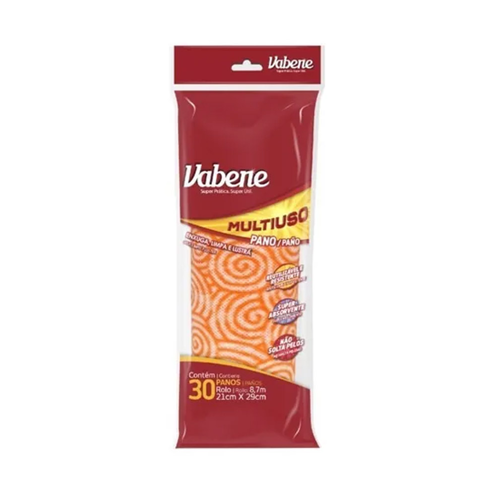 PANO MULTIUSO 21CMx29CM LARANJA VABENE C/30 UNIDADES PANO MULTIUSO 21CMx29CM LARANJA VABENE C/30 UNIDADES