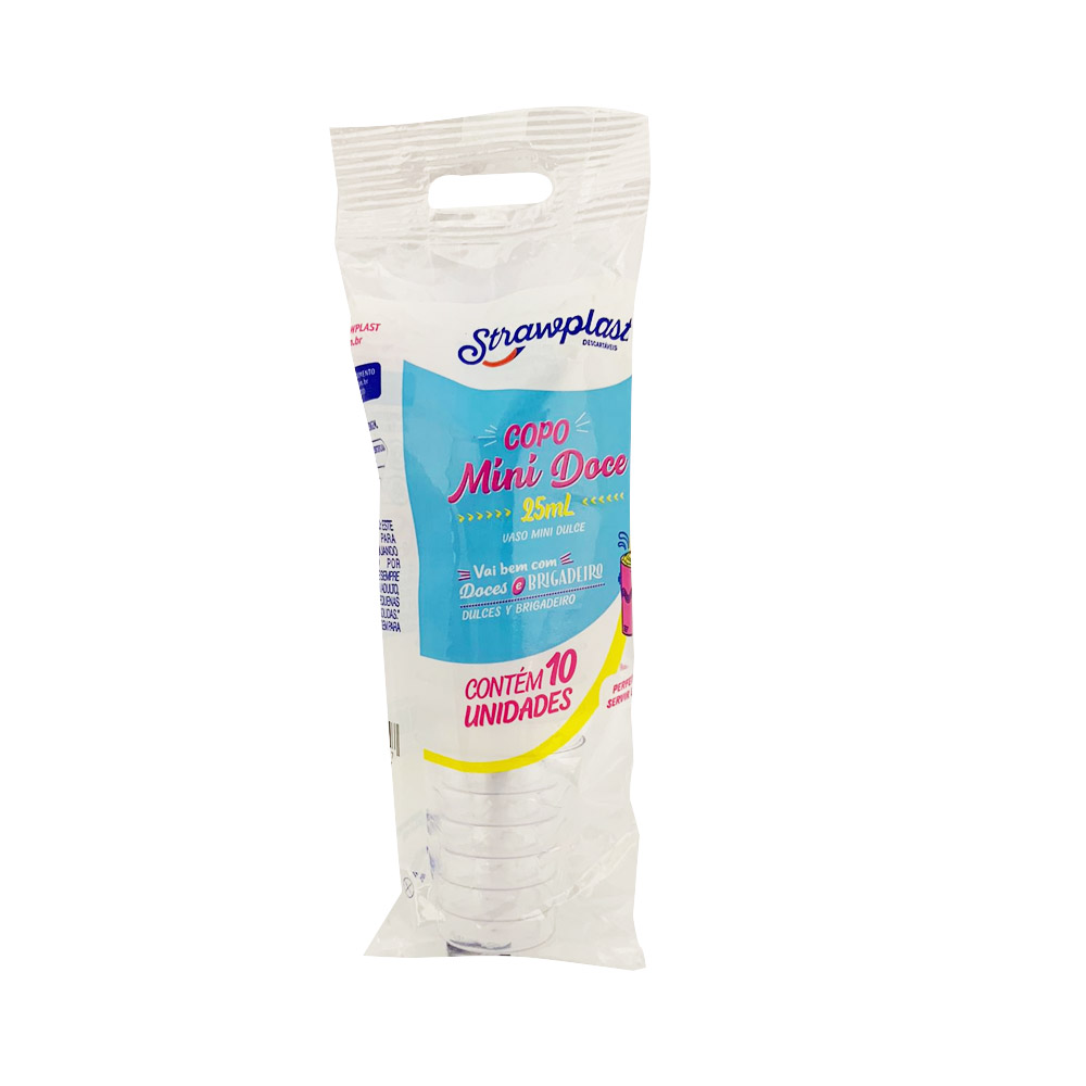 COPO MINI 25ML CRISTAL STRAWPLAST C/10 UNIDADES COPO MINI 25ML CRISTAL STRAWPLAST C/10 UNIDADES