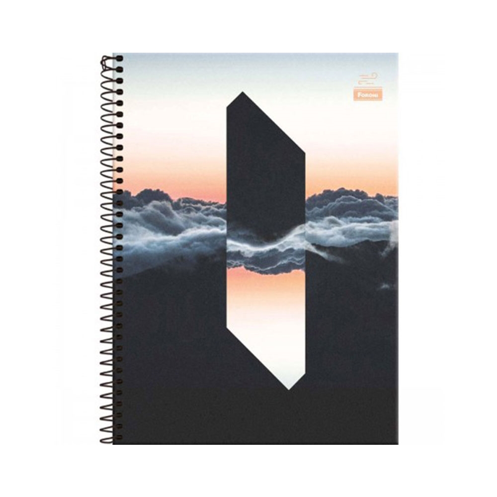 CADERNO UNIVERSITÁRIO 4 ELEMENTOS CAPA DURA 10 MATÉRIAS C/ 200 FOLHAS - FORONI CADERNO UNIVERSITÁRIO 4 ELEMENTOS CAPA DURA 10 MATÉRIAS C/ 200 FOLHAS - FORONI