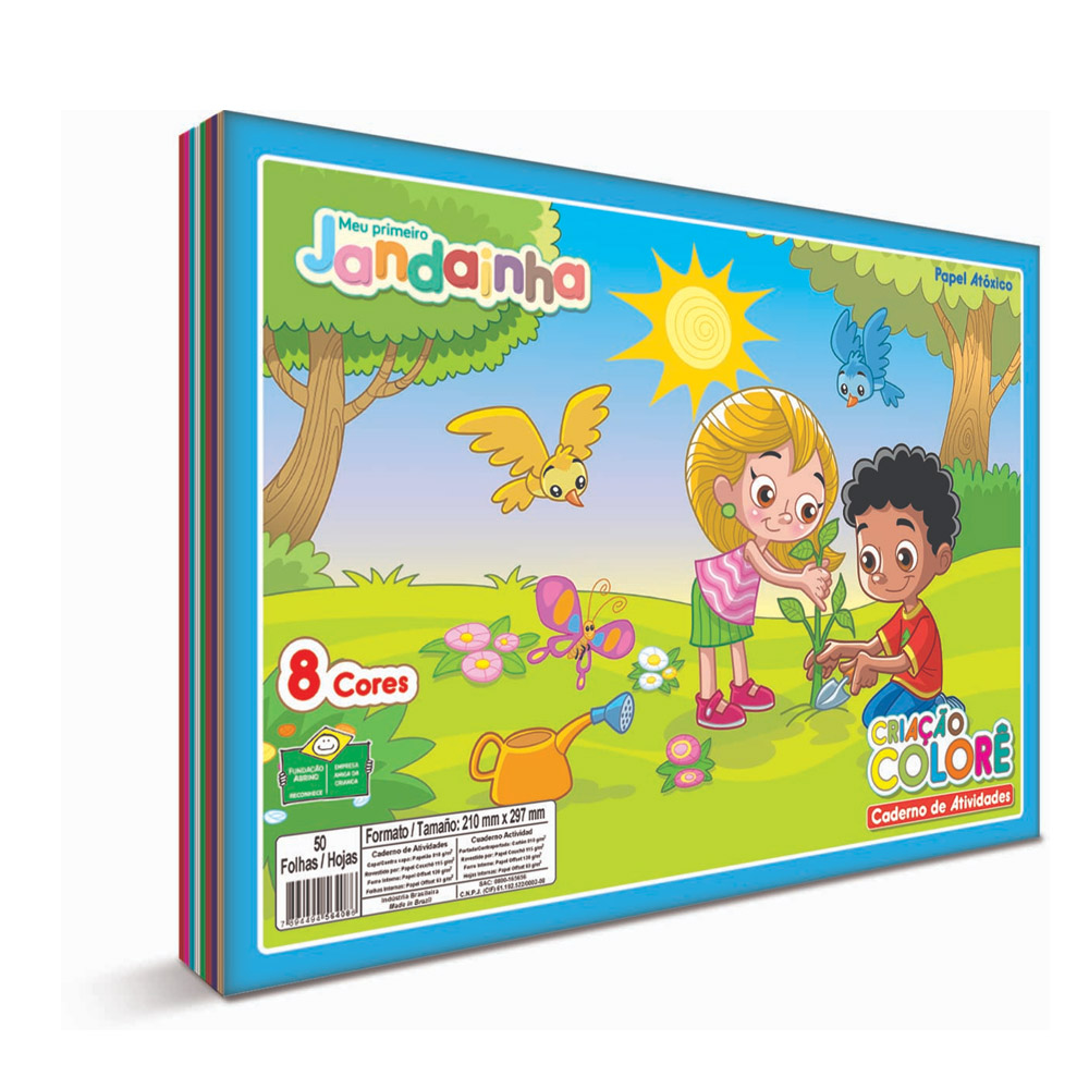 BLOCO CRIAÇÃO COLORE MEU PRIMEIRO JANDAINHA C/32FL BLOCO CRIAÇÃO COLORE MEU PRIMEIRO JANDAINHA C/32FL