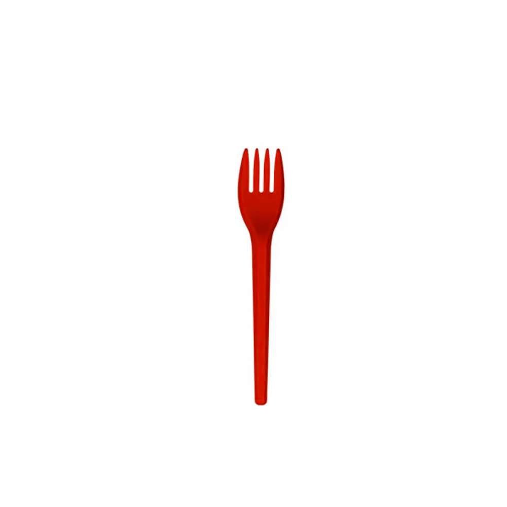 GARFO SOBREMESA VERMELHO NEON STRAWPLAST C/50 UNIDADES GARFO SOBREMESA VERMELHO NEON STRAWPLAST C/50 UNIDADES