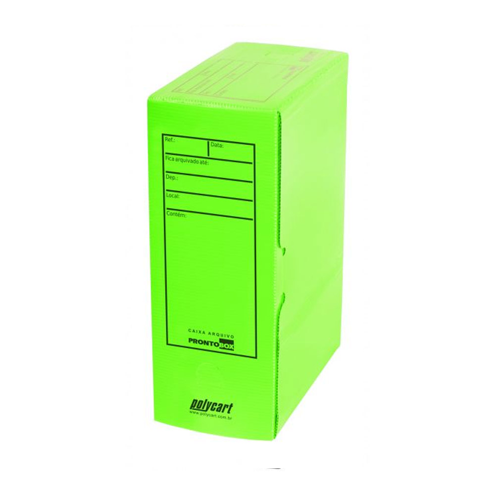 ARQUIVO MORTO PLÁSTICO PRONTOBOX VERDE - POLYCART ARQUIVO MORTO PLÁSTICO PRONTOBOX VERDE - POLYCART