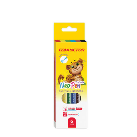 PINCEL COMPACTOR NEO PEN GIGANTE C/6 FINO                    PINCEL COMPACTOR NEO PEN GIGANTE C/6 FINO