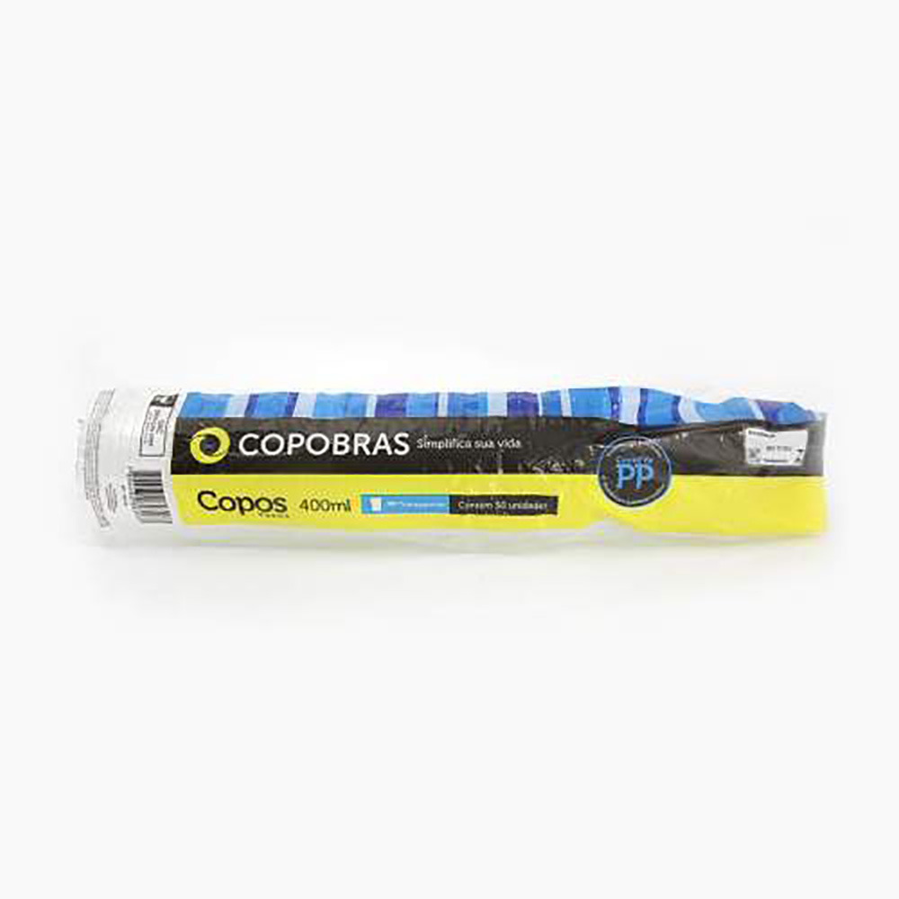 COPO PLASTICO CFT PP 400ML PACOTE COM 50 UN - COPOBRAS COPO PLASTICO CFT PP 400ML PACOTE COM 50 UN - COPOBRAS