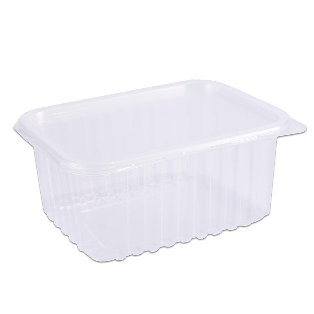 POTE COM TAMPA RETANGULAR 1500ML PACOTE COM 10 UN - PRAFESTA  POTE COM TAMPA RETANGULAR 1500ML PACOTE COM 10 UN - PRAFESTA