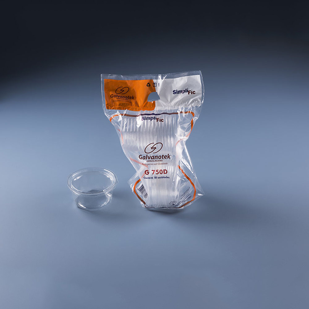 PORTA G-750D SF REDONDO 350ML CRISTAL PC10 - GALVANOTEK                                                                                                                                                                 PORTA G-750D SF REDONDO 350ML CRISTAL PC10 - GALVANOTEK