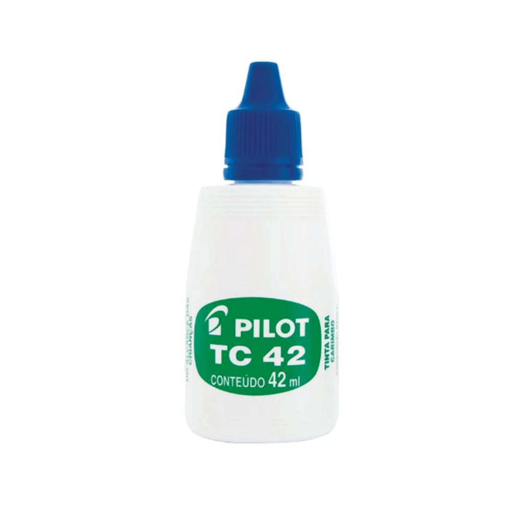 TINTA PARA ALMOFADA TC-42 AZUL 42ML PILOT                                                                                                                                                                  TINTA PARA ALMOFADA TC-42 AZUL 42ML PILOT