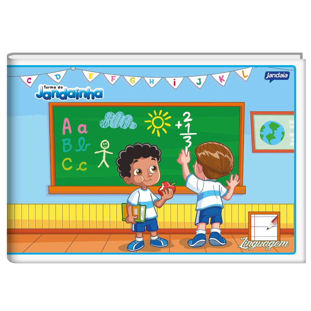 Caderno Brochura Linguagem 1/4  48 folhas  - Jandainha <br><br> Caderno Brochura Linguagem 1/4  48 folhas  - Jandainha <br><br>