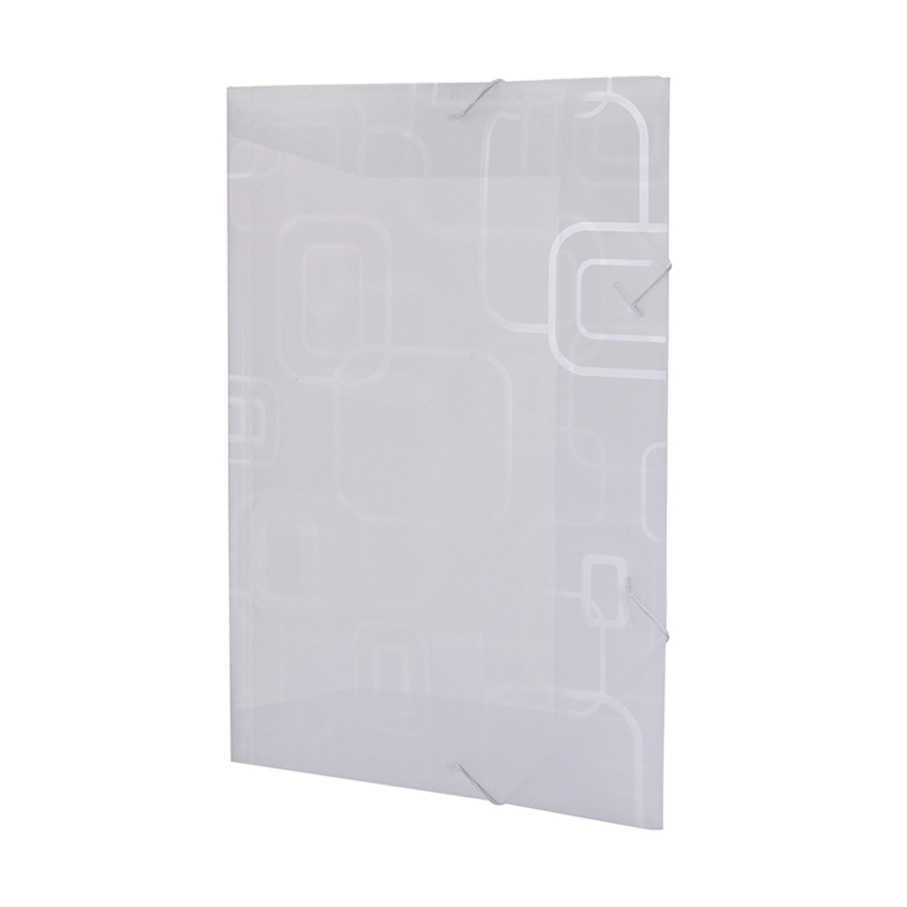 Pasta Aba Elástico Ofício Cristal DelloFine                         Pasta Aba Elástico Ofício Cristal DelloFine