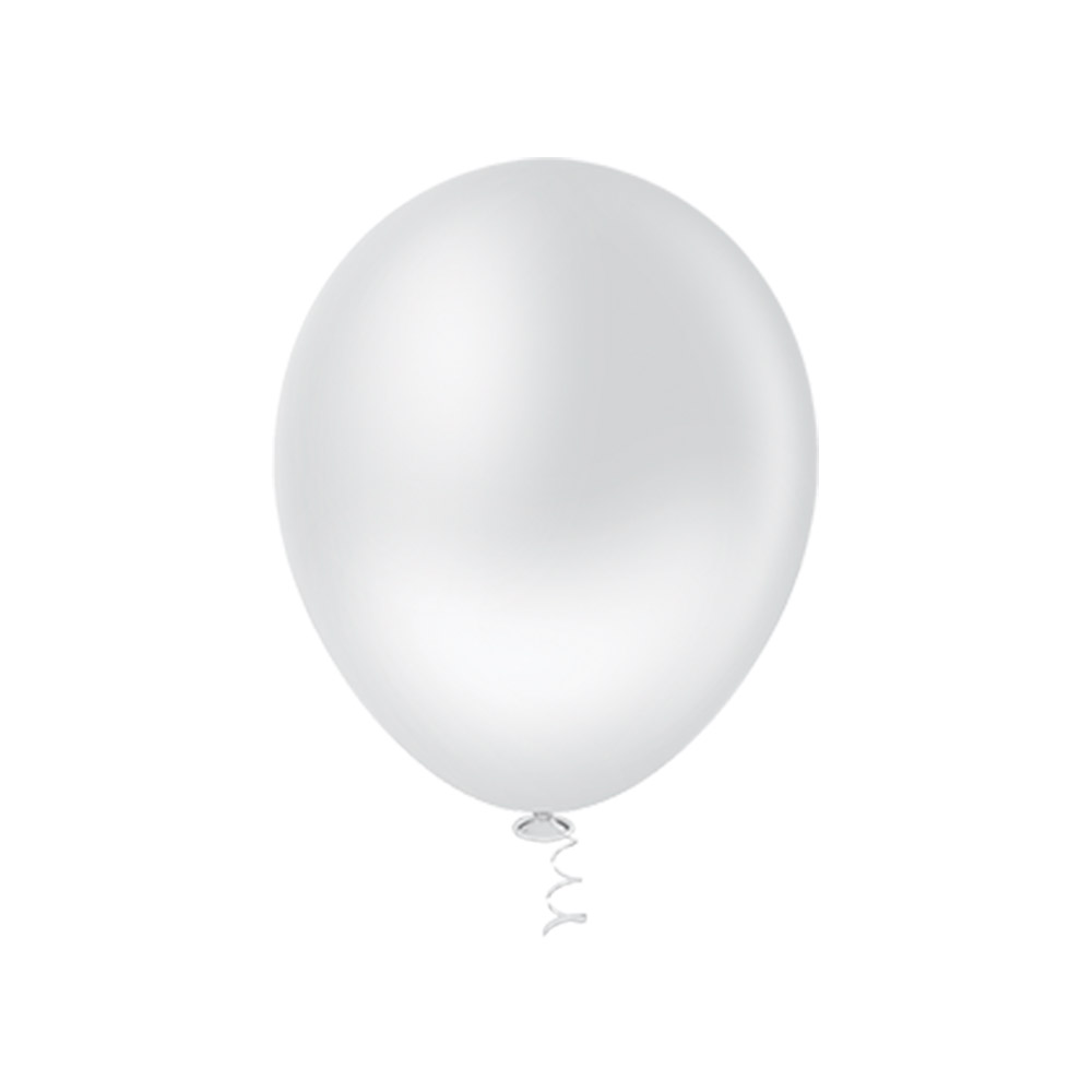 BALÃO N09 LISO BRANCO PACOTE COM 50 - PIC PIC BALÃO N09 LISO BRANCO PACOTE COM 50 - PIC PIC