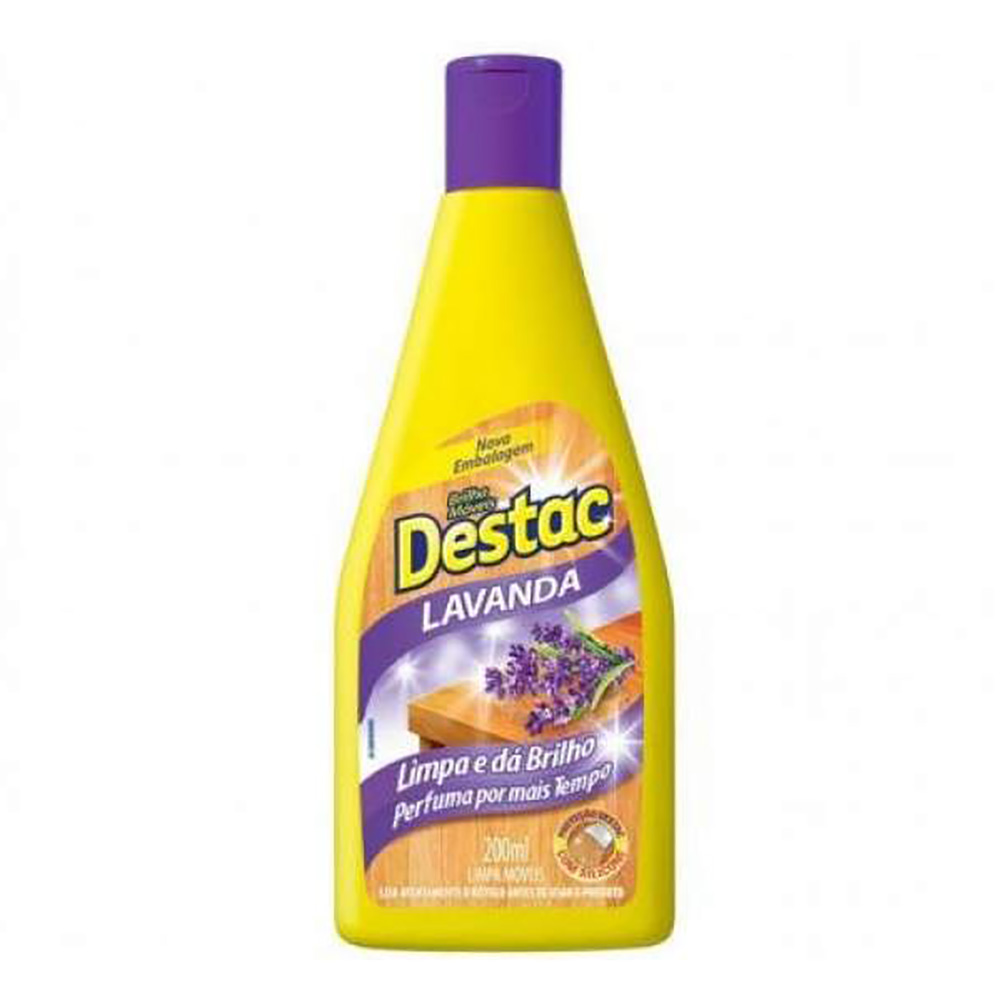 LUSTRA MÓVEIS LAVANDA 200ML DESTAC LUSTRA MÓVEIS LAVANDA 200ML DESTAC