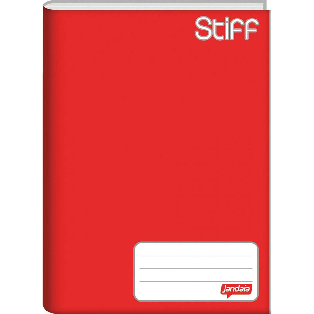 CADERNO BROCHURAO  STIFF VERMELHO 96 FOLHAS - JANDAIA CADERNO BROCHURAO  STIFF VERMELHO 96 FOLHAS - JANDAIA