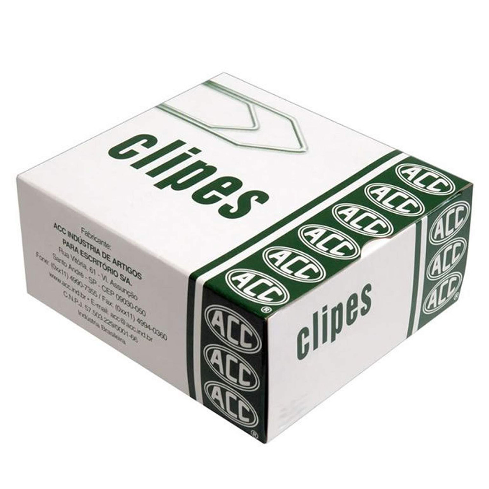 CLIPES N°1 NIQUELADO C/100 - ACC                                    CLIPES N°1 NIQUELADO C/100 - ACC
