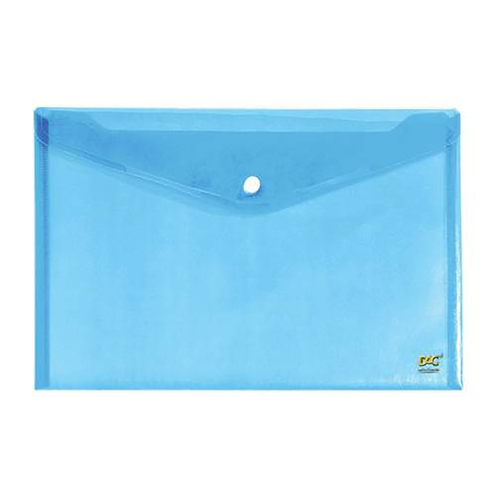 MALOTE COM BOTÃO TAMANHO A4 AZUL DAC MALOTE COM BOTÃO TAMANHO A4 AZUL DAC