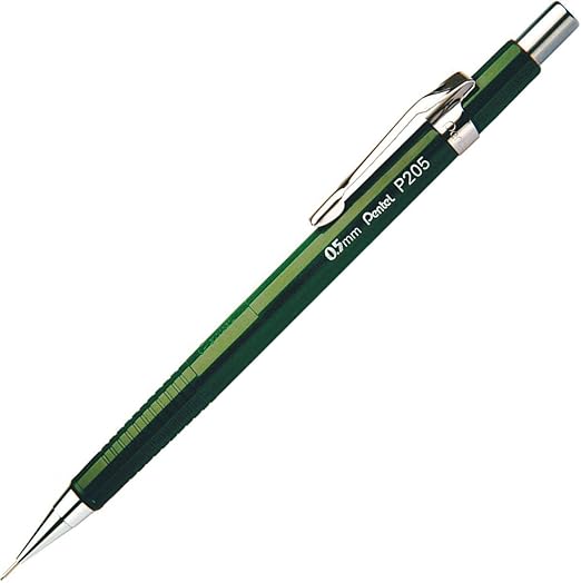LAPISEIRA P205 0,5MM VERDE BLISTER PENTEL                                                                                                                                                               
