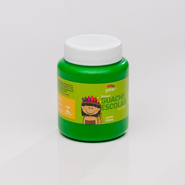 GUACHE ESCOLAR 250ML VERDE CLARO PIRA                                                                                                                                                                        GUACHE ESCOLAR 250ML VERDE CLARO PIRA