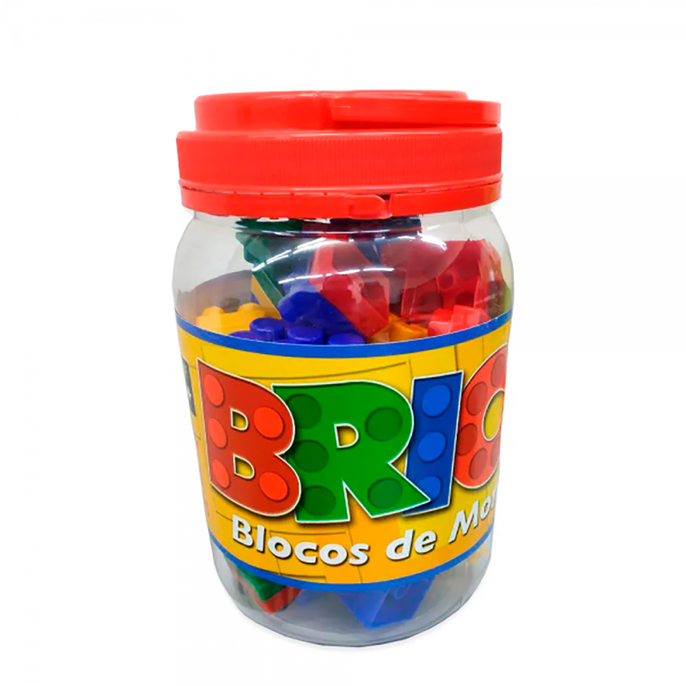 BRICKS BLOCOS DE MONTAR PACOTE COM 56 PECAS PAIS E FILHOS      BRICKS BLOCOS DE MONTAR PACOTE COM 56 PECAS PAIS E FILHOS