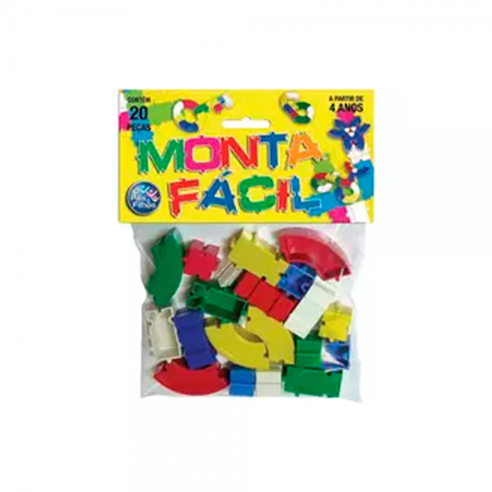 JOGO MONTA FÁCIL C/20 PEÇAS PAIS E FILHOS JOGO MONTA FÁCIL C/20 PEÇAS PAIS E FILHOS