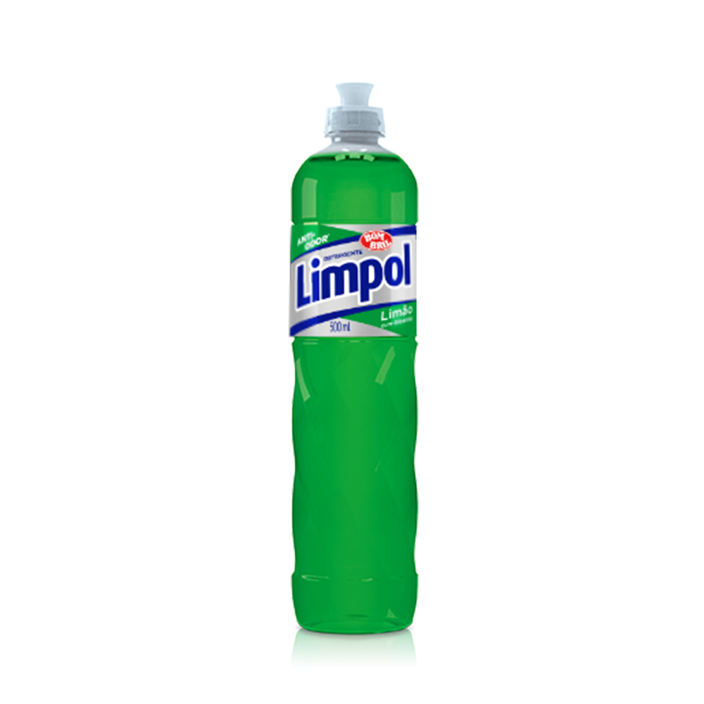 DETERGENTE LIMPOL LIMAO 500ML - BOMBRIL        DETERGENTE LIMPOL LIMAO 500ML - BOMBRIL