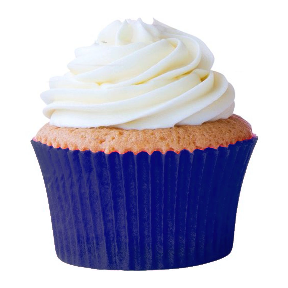 FORMA CUPCAKE LISA AZUL ESCURO C/ 45 UN - PLAC  FORMA CUPCAKE LISA AZUL ESCURO C/ 45 UN - PLAC