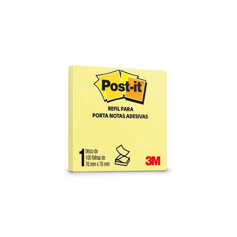REFIL POST IT POP UP 76X76 AMARELO 100FOLHAS - 3M                   REFIL POST IT POP UP 76X76 AMARELO 100FOLHAS - 3M