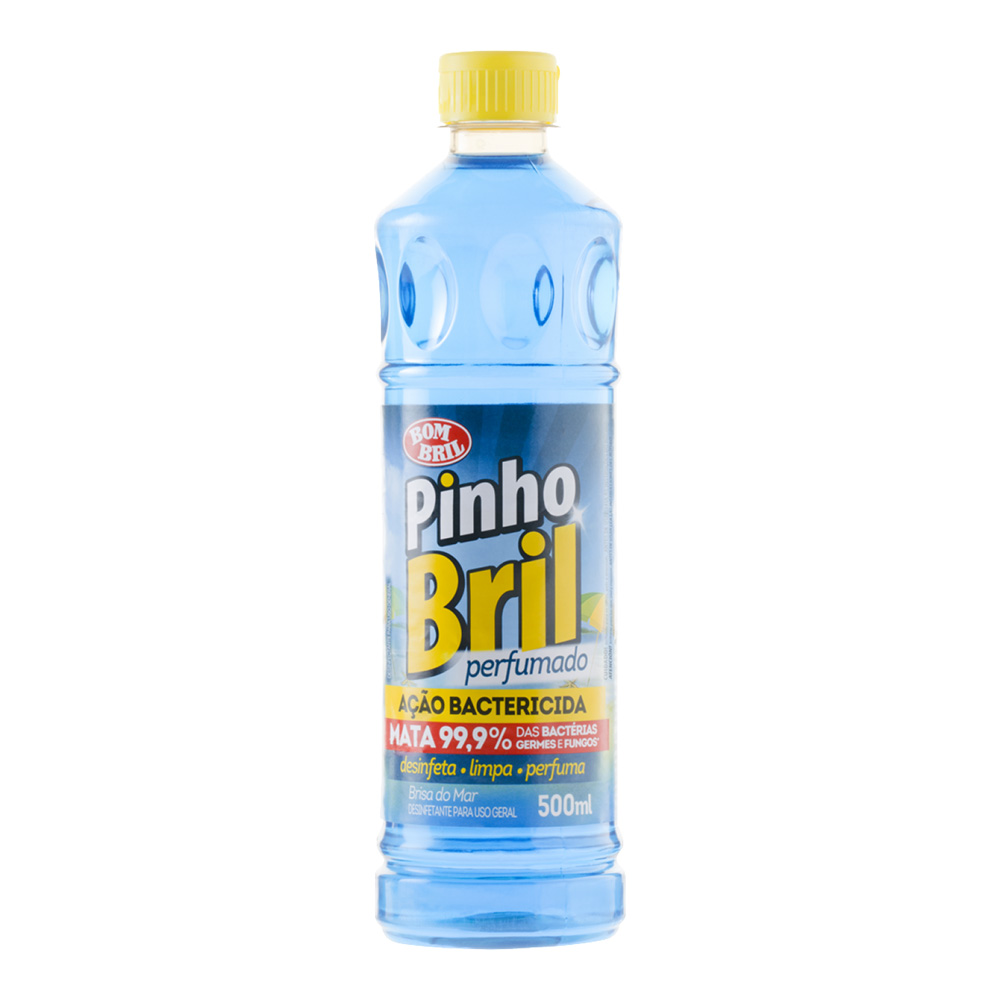DESINFETANTE PINHO BRIL PLUS BRISA DO MAR 500ML - BOMBRIL DESINFETANTE PINHO BRIL PLUS BRISA DO MAR 500ML - BOMBRIL
