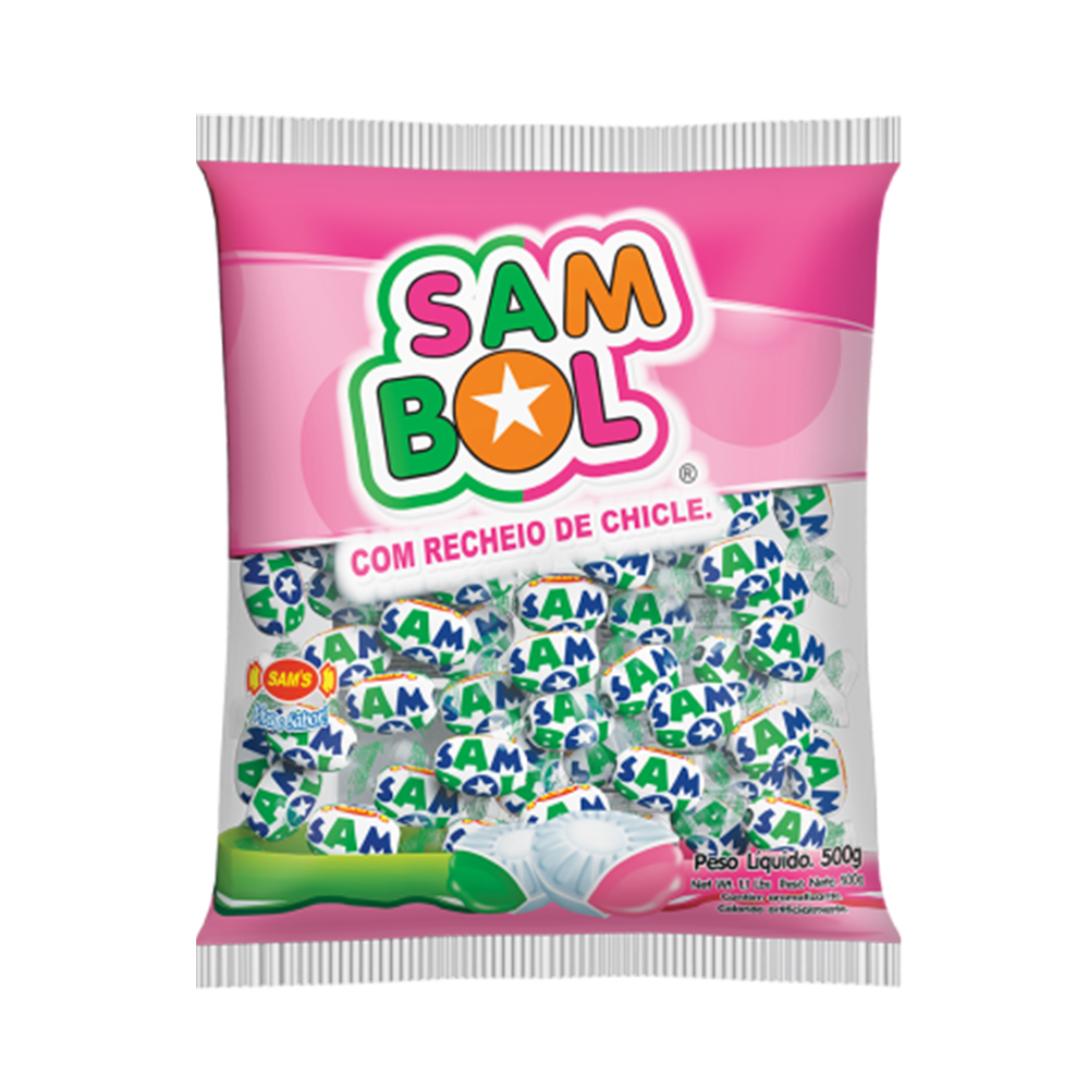 BALA SAMBOL HORTELA 500G - SAMS    BALA SAMBOL HORTELA 500G - SAMS