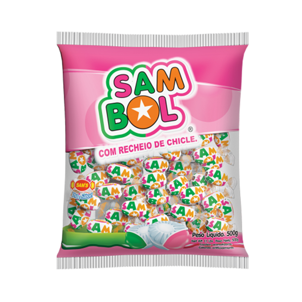 BALA SAMBOL TUTTI FRUTTI 500G - SAMS  BALA SAMBOL TUTTI FRUTTI 500G - SAMS