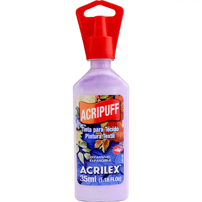 TINTA TECIDO ACRIPUFF LILAS 35ML - ACRILEX                                 