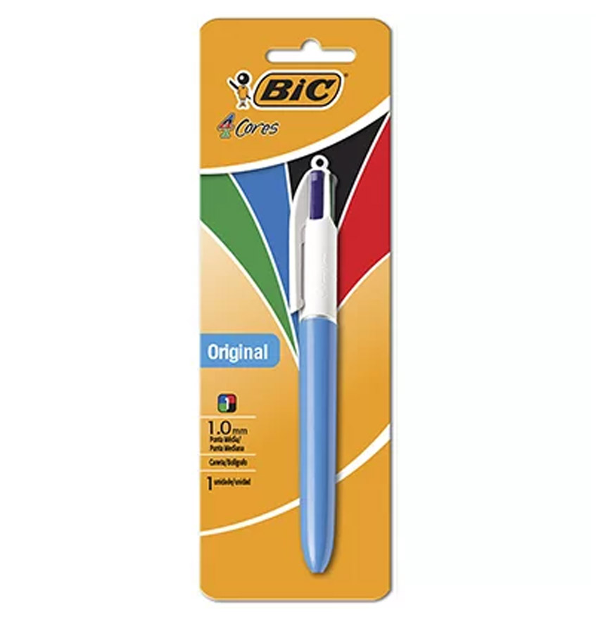CANETA ESFE 4 CORES BIC BLISTER                              CANETA ESFE 4 CORES BIC BLISTER