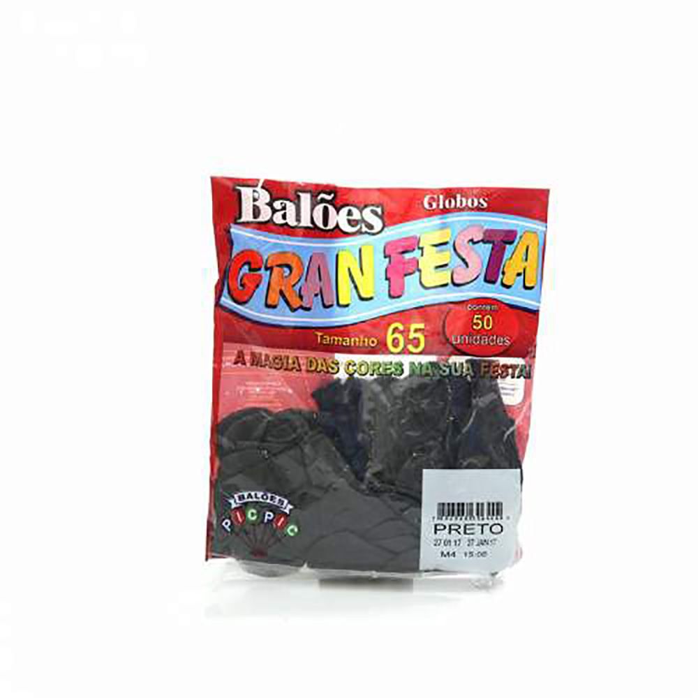 BALAO N65 GRAN FESTA PRETO PC50 BALAO N65 GRAN FESTA PRETO PC50