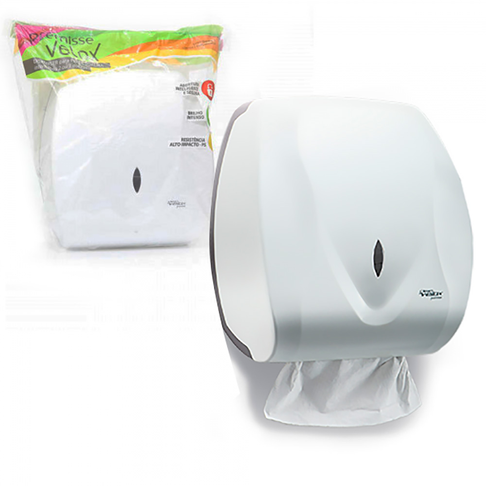 DISPENSER PARA PAPEL TOALHA INTERFOLHEADA BRANCO PREMISSE DISPENSER PARA PAPEL TOALHA INTERFOLHEADA BRANCO PREMISSE