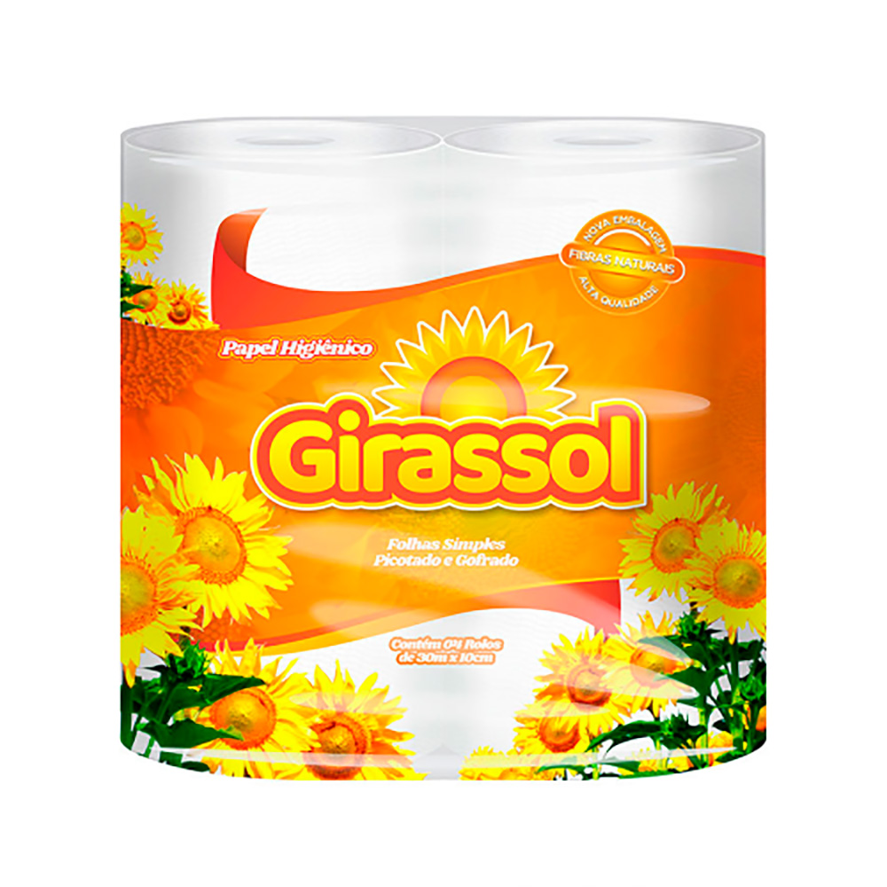 PAPEL HIGIENICO 16X4 GIRASSOL 4ROL                                                                                                                                                                            PAPEL HIGIENICO 16X4 GIRASSOL 4ROL