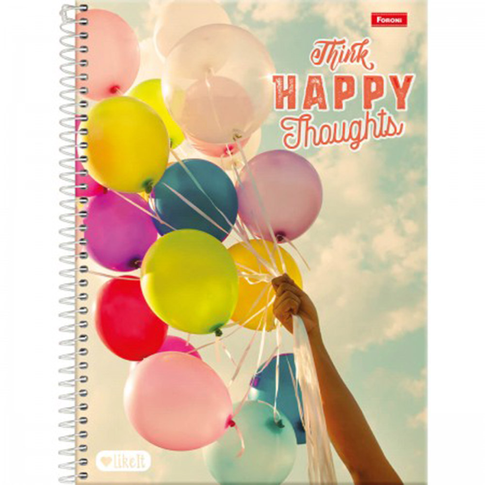 CADERNO UNIVERSITÁRIO LIKE IT CAPA DURA 12 MATÉRIAS C/ 240 FOLHAS - FORONI CADERNO UNIVERSITÁRIO LIKE IT CAPA DURA 12 MATÉRIAS C/ 240 FOLHAS - FORONI