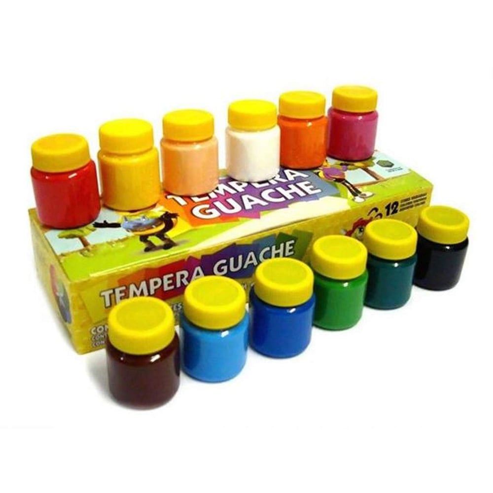 TINTA GUACHE 15ML C/12 - ACRILEX                               TINTA GUACHE 15ML C/12 - ACRILEX