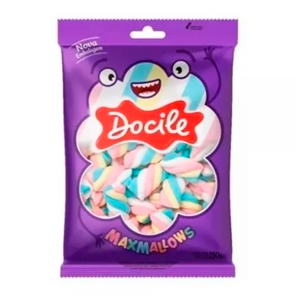 MAXMALLOW TWIST COLOR BAUNILHA DOCILE 250G                                                                                                                                                            MAXMALLOW TWIST COLOR BAUNILHA DOCILE 250G