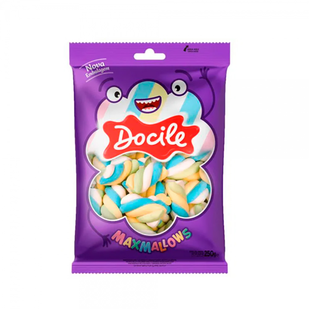 MAXMALLOW TWIST COLOR BAUNILHA DOCILE 250G MAXMALLOW TWIST COLOR BAUNILHA DOCILE 250G