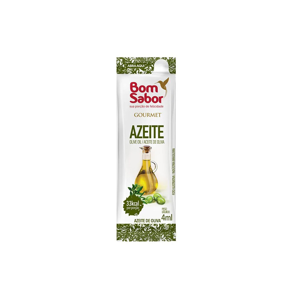 AZEITE DE OLIVA SACHÊ 4ML BOM SABOR C/200 AZEITE DE OLIVA SACHÊ 4ML BOM SABOR C/200