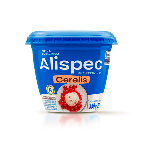 CONFEITO CERELIS CEREJA 350G - ALISPEC  CONFEITO CERELIS CEREJA 350G - ALISPEC