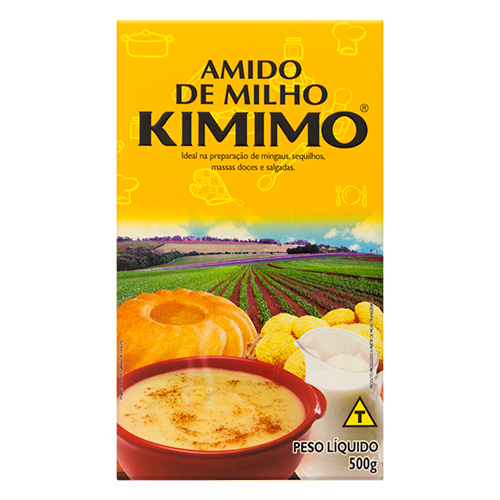 AMIDO DE MILHO KIMIMO 500G                                                                                                                                                                              
