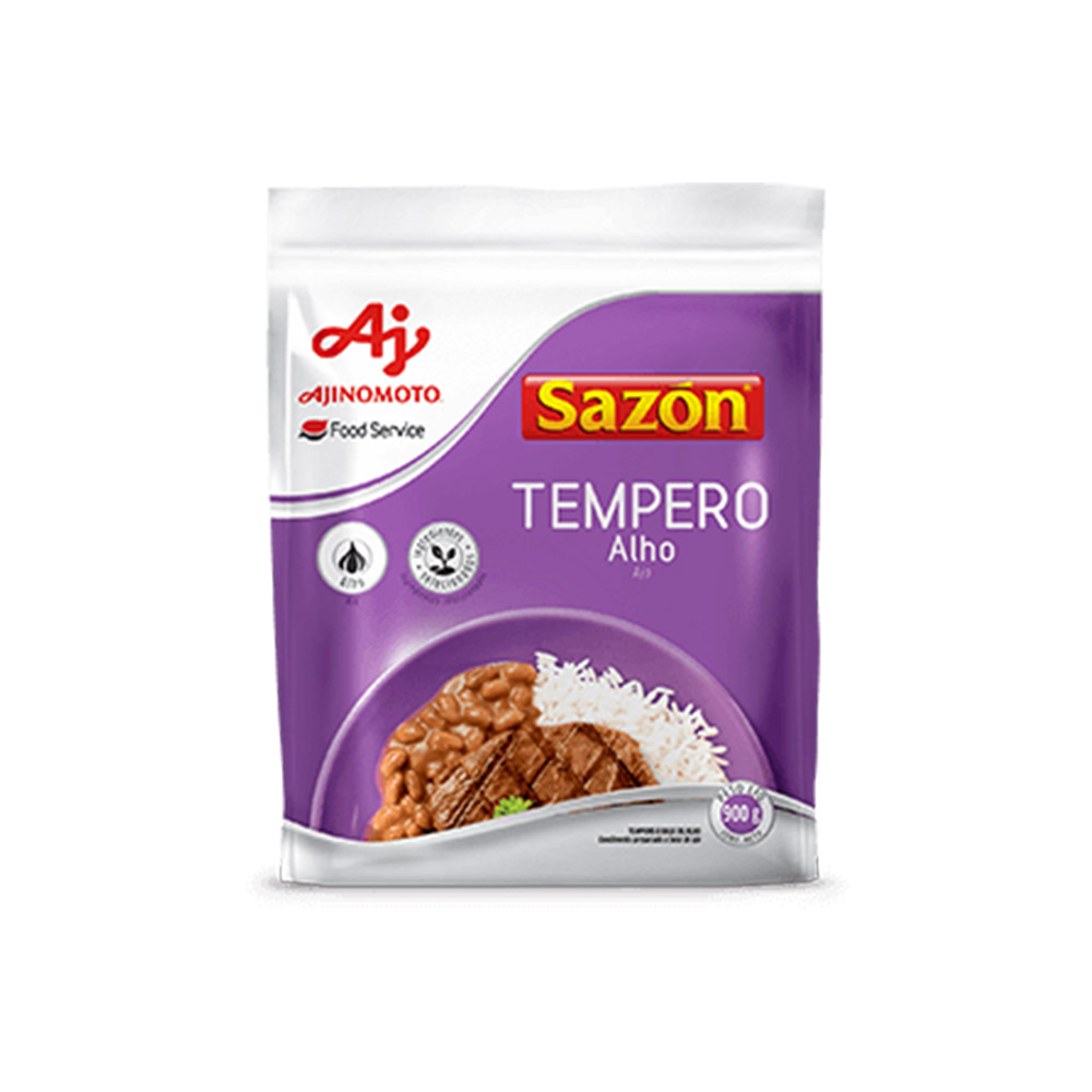 TEMPERO SAZON ALHO AJINOMOTO 900G                                                                                                                                                                        TEMPERO SAZON ALHO AJINOMOTO 900G